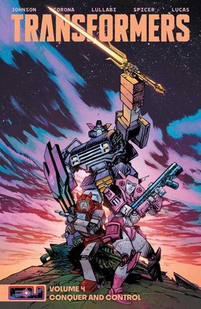 Transformers Volume 04: Conquer And Control Direct Market Exclusive Daniel Warren Johnson & Mike Spicer Sword Cover