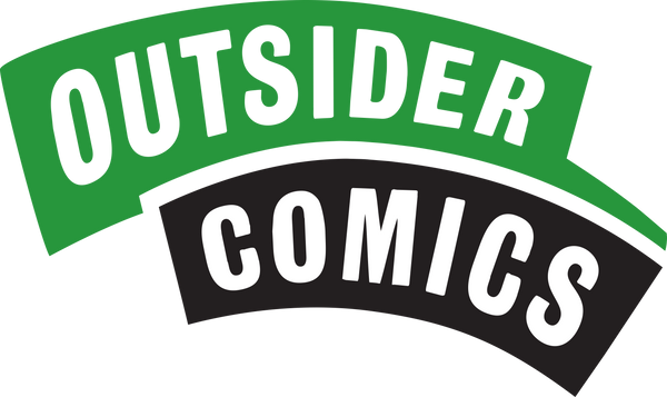 Outsider Comics and Geek Boutique logo