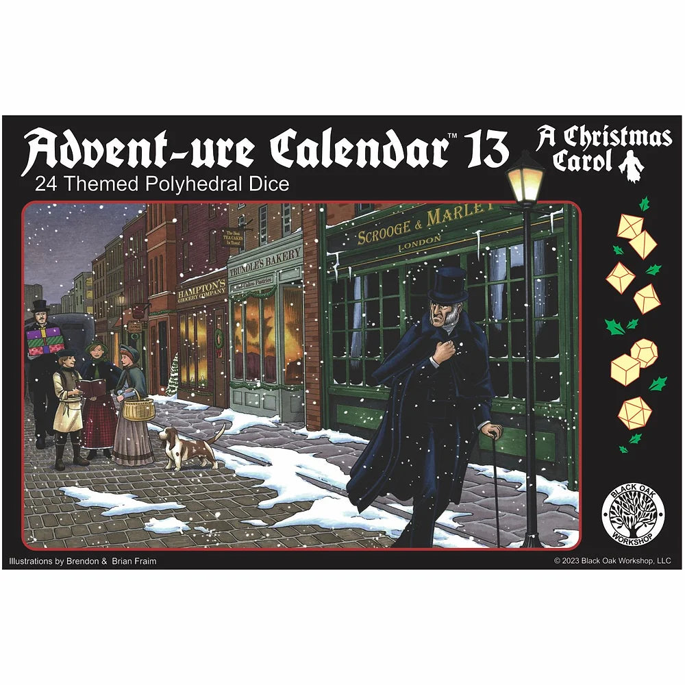 Black Oak Adventure Dice Advent Calender Outsider Comics and Geek